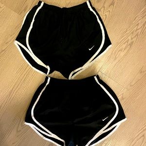 Two Nike Running Shorts XS
